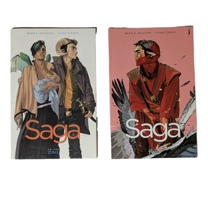 Saga Image Comic Book Vol 1 And Vol 2